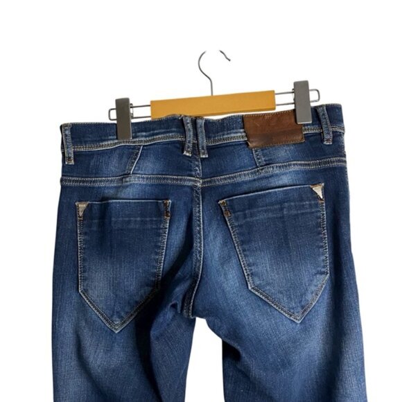 Anthony Morato Men's Dark Indigo Fredo Skinny Denim Jeans - Picture 9 of 10